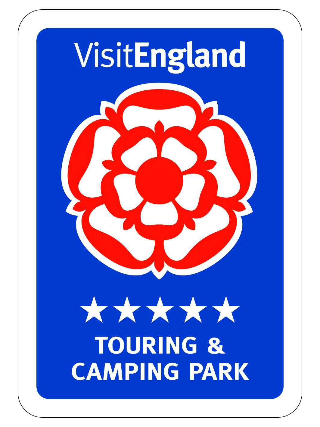 Visit England 5 star Touring and Camping Park